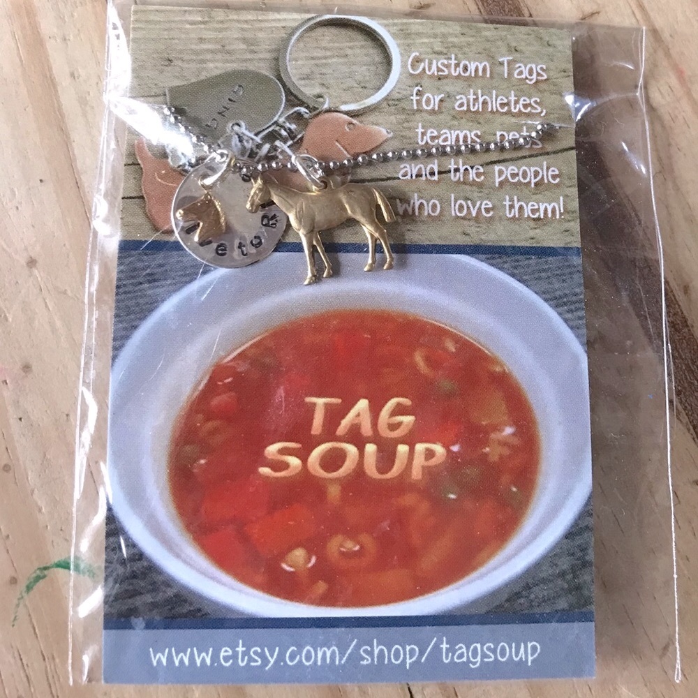 Unopened horse necklace